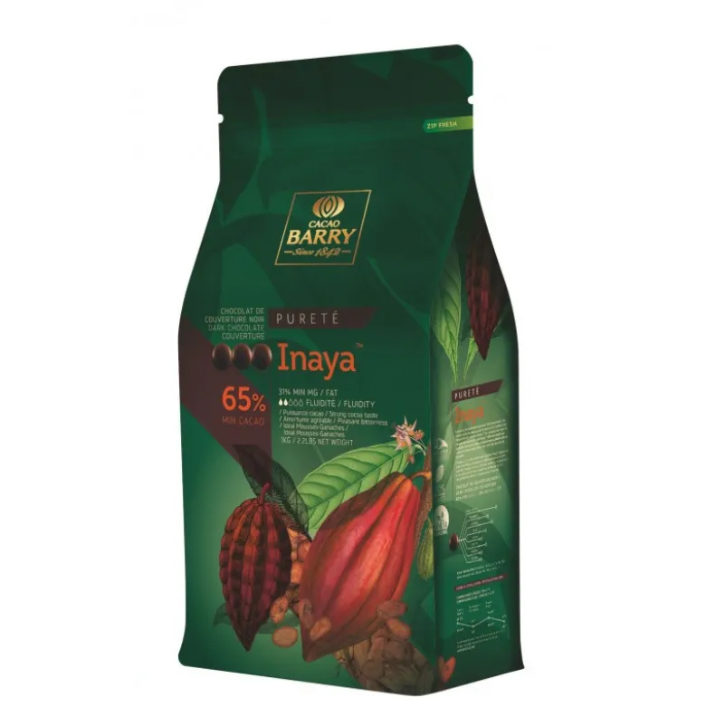 Chocolat Noir Inaya 65% 1kg - Cacao Barry
