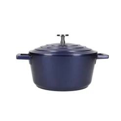 Cocotte fonte d'aluminium 20cm Bleu - MasterClass