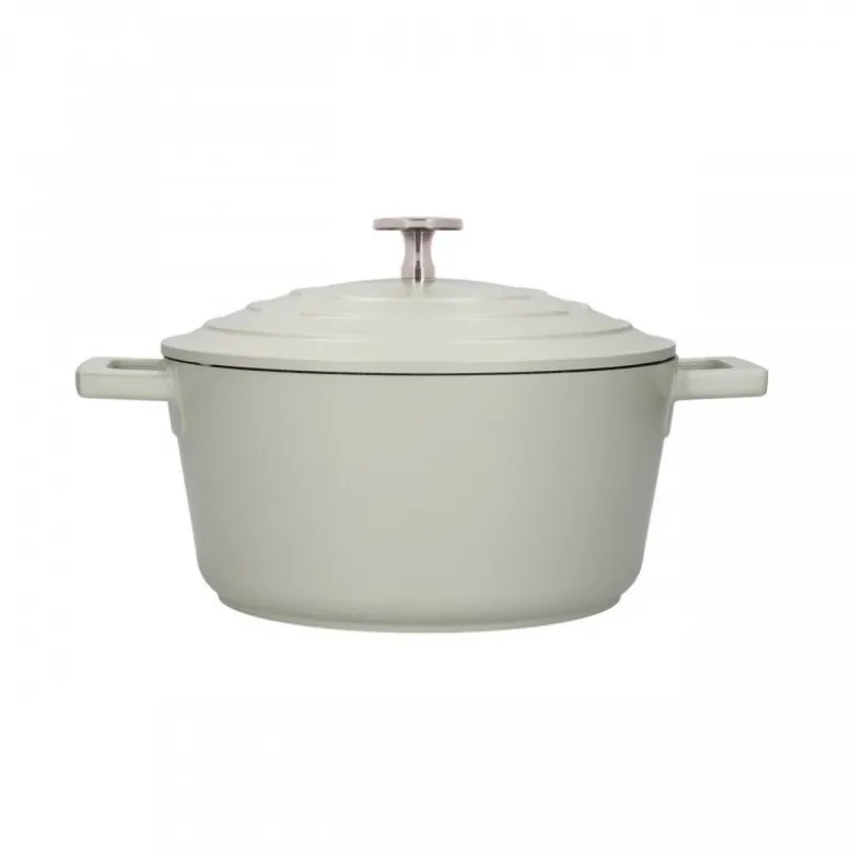 Cocotte fonte d'aluminium 24cm Menthe - MasterClass