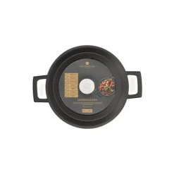 Cocotte fonte d'aluminium 20cm noir - MasterClass