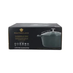 Cocotte fonte d'aluminium 20cm vert - MasterClass
