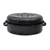 Cocotte roaster acier carbone 46cm - Graniteware