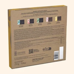 Coffret 50 Carrés Chocolat Noir et Lait - Valrhona