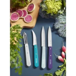 Coffret Couteaux de Cuisine et Éplucheur Art Déco Les Essentiels - Opinel