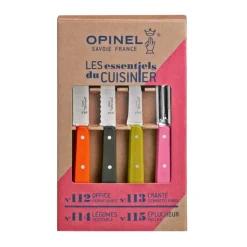 Coffret Couteaux de Cuisine et Éplucheur Fifties Les Essentiels - Opinel