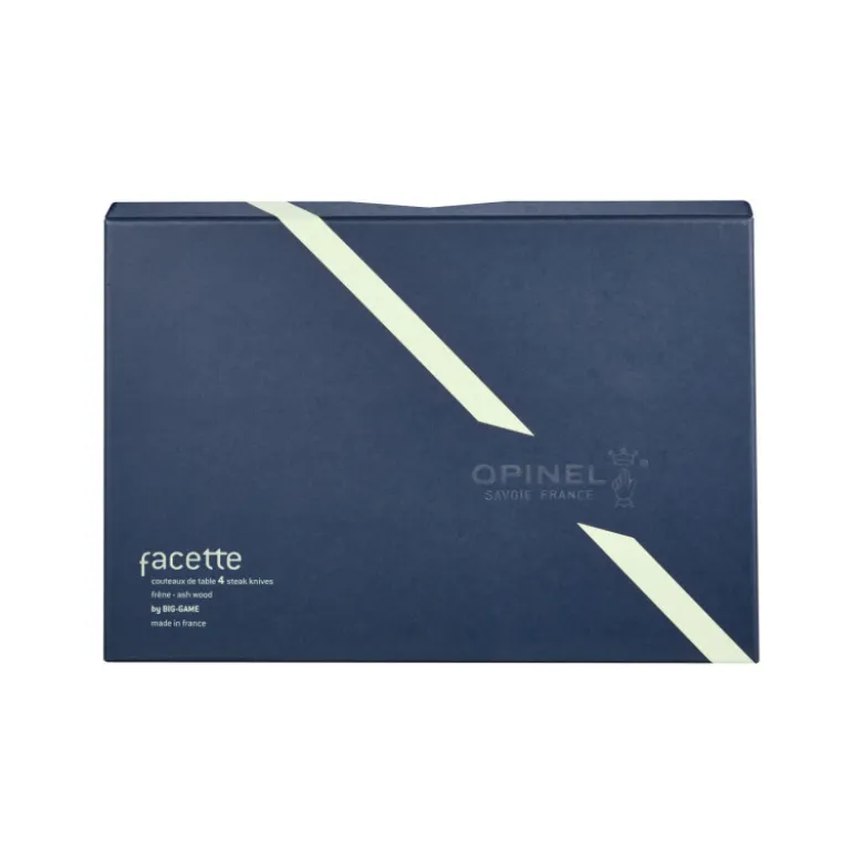Coffret Couteaux de Table Olivier x4 Facette - Opinel