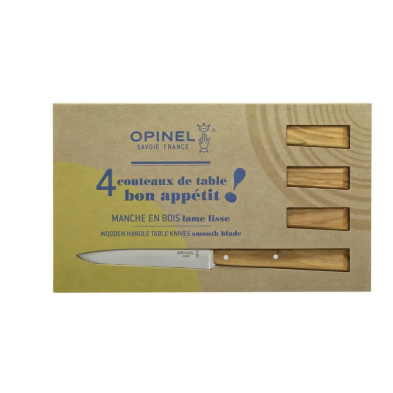 Coffret Couteaux de Table Sud Bon Appétit ! x4 - Opinel