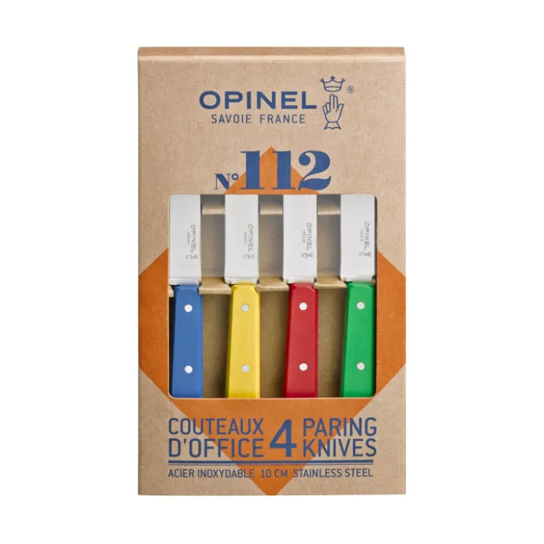 Coffret Couteaux d'Office Classique Les Essentiels N°112 x4 - Opinel