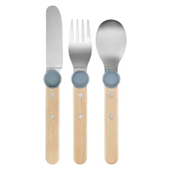 Coffret Couverts pour Enfant Bleu Pluie Le Petit Gourmet - Opinel