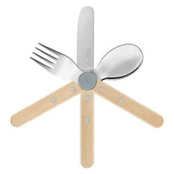 Coffret Couverts pour Enfant Bleu Pluie Le Petit Gourmet - Opinel