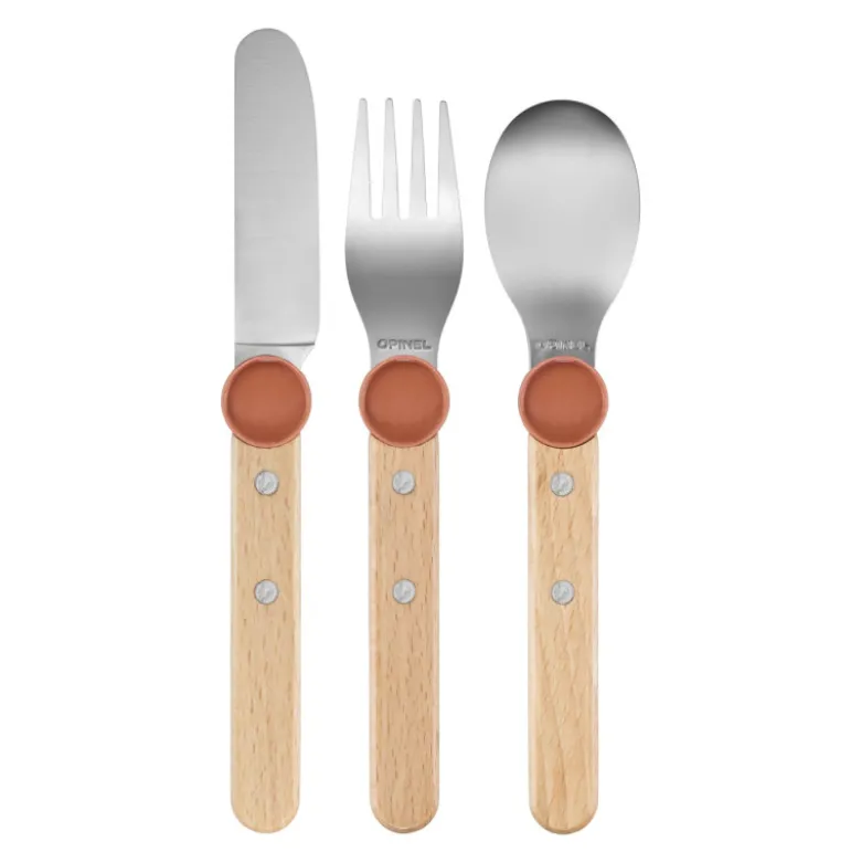 Coffret Couverts pour Enfant Corail Le Petit Gourmet - Opinel