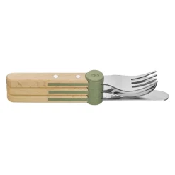 Coffret Couverts pour Enfant Vert Olive Le Petit Gourmet - Opinel