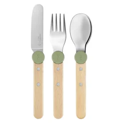 Coffret Couverts pour Enfant Vert Olive Le Petit Gourmet - Opinel