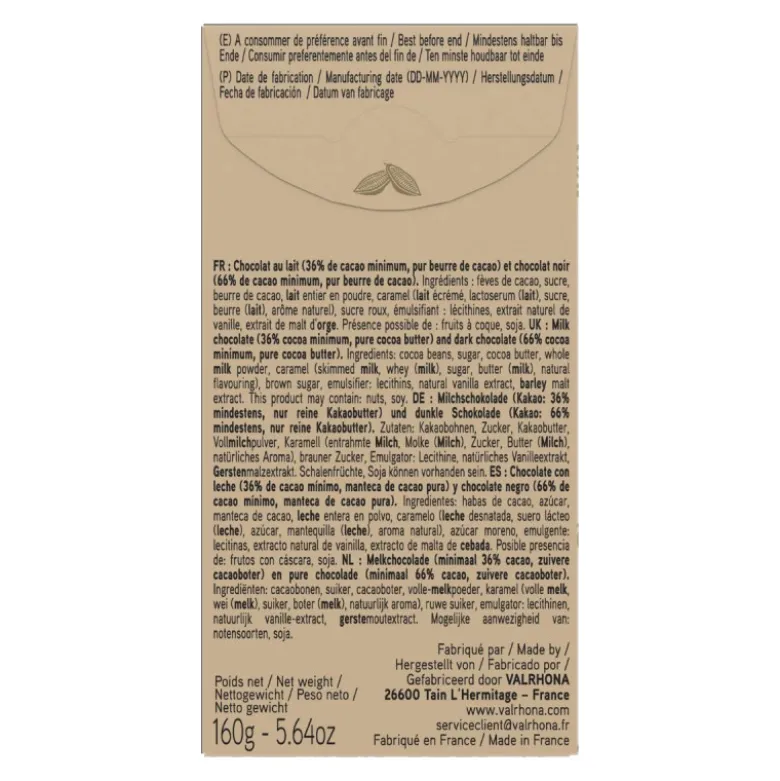 Coffret 8 Mini Tablettes de Chocolat 160g - Valrhona