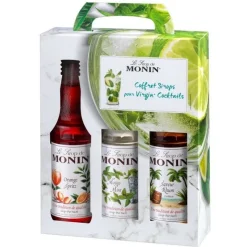 Coffret sirop cocktail Virgin x3 - Monin