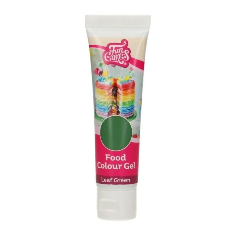 Colorant alimentaire gel vert feuille 30g - FunColours