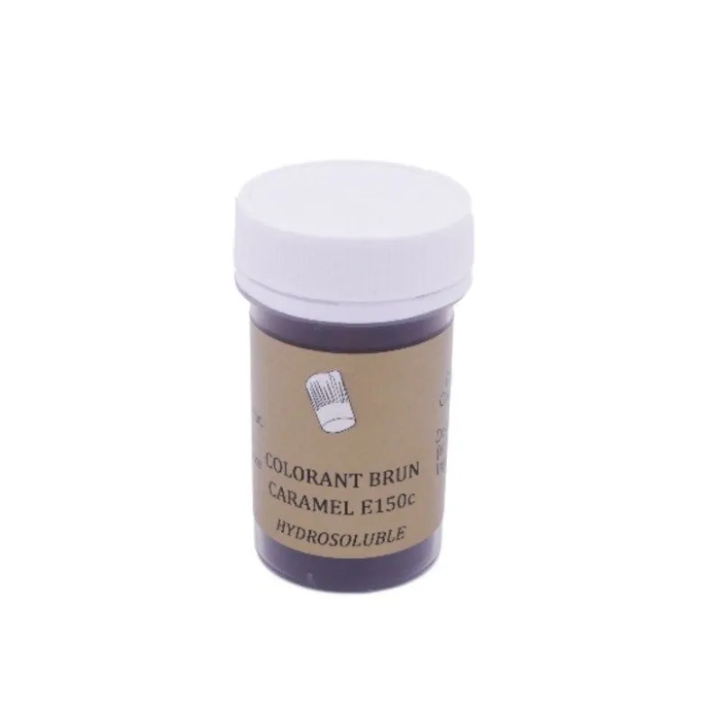 Colorant alimentaire poudre brun caramel 10g - Sélectarôme