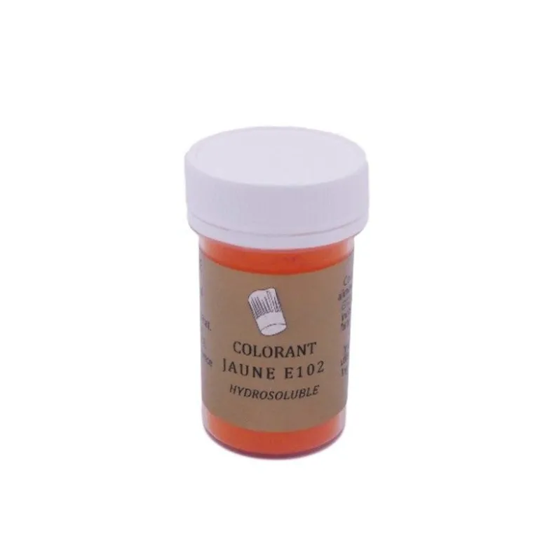 Colorant alimentaire poudre jaune citron 10g - Sélectarôme