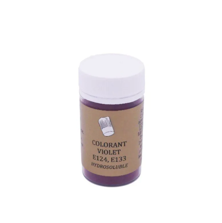 Colorant alimentaire poudre violet 25g - Sélectarôme