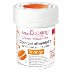 Colorant artificiel en poudre orange 5g - Scrapcooking