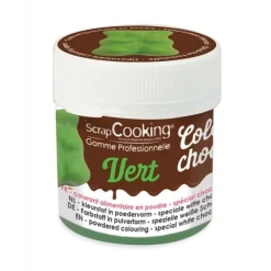 Colorant chocolat Color'choco vert 5g - ScrapCooking