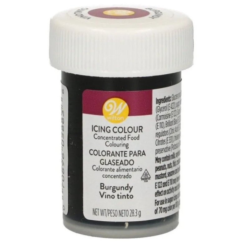 Colorant gel Burgundy Icing Color - Wilton