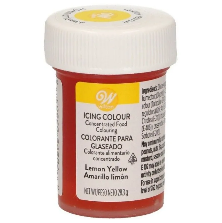 Colorant gel jaune citron Icing Color - Wilton