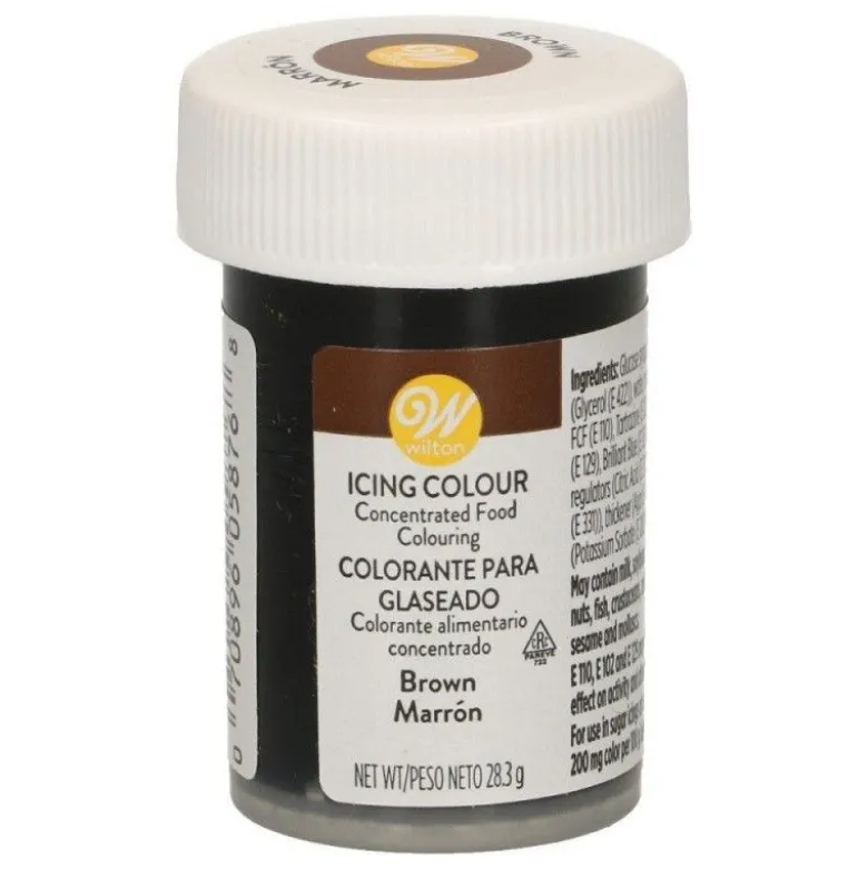 Colorant gel marron Icing Color - Wilton
