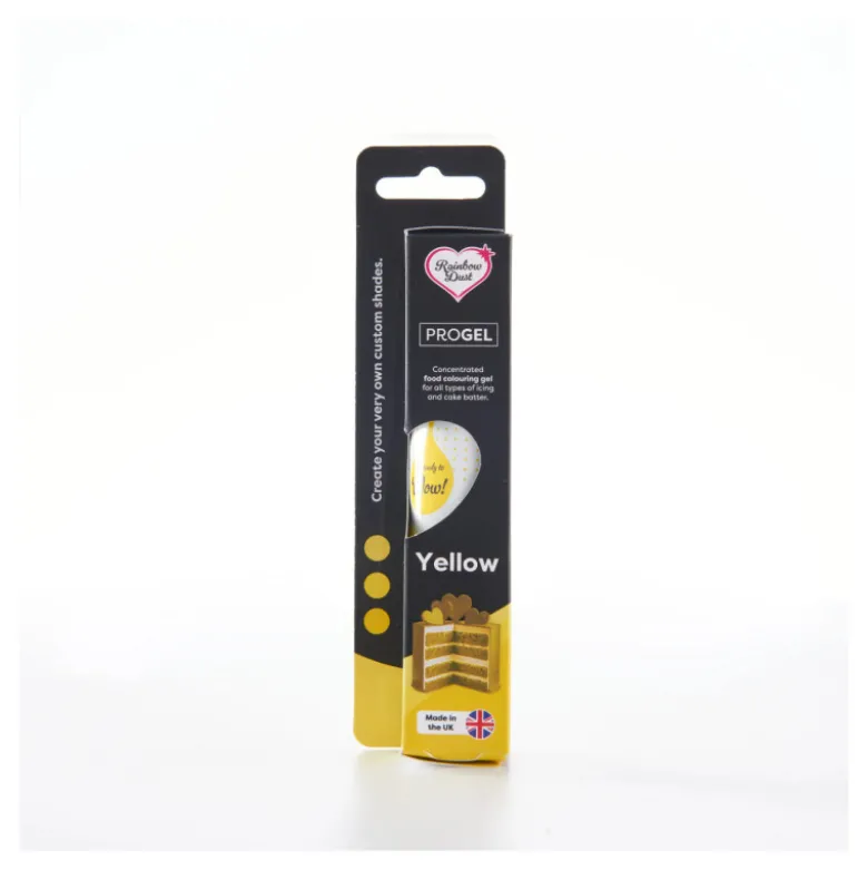 Colorant gel ProGel Jaune 25g - Rainbow Dust