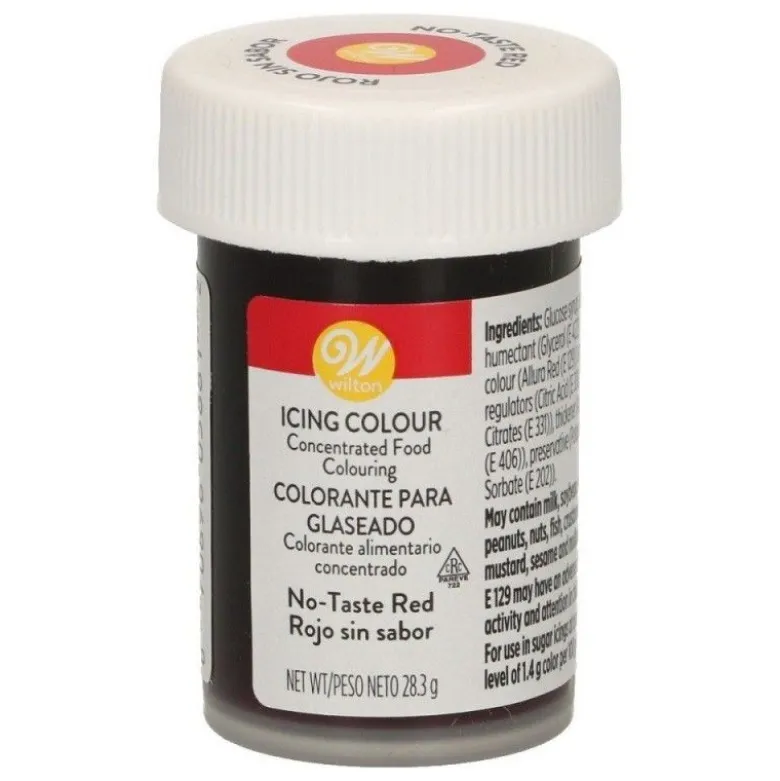 Colorant gel rouge Red no taste Icing Color - Wilton
