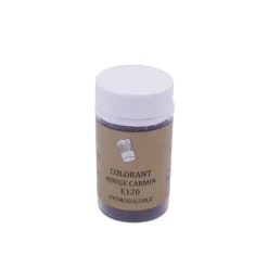Colorant naturel poudre rouge carmin 25g - Sélectarôme