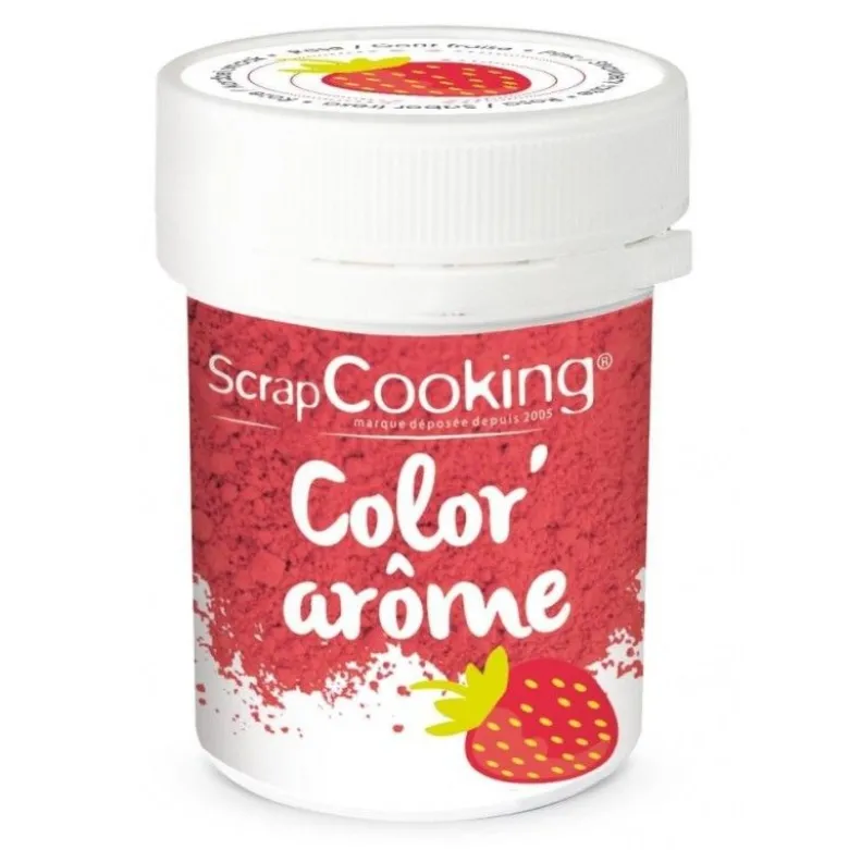 Color'arôme rose / fraise 10g - ScrapCooking