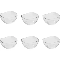 Coupelle verre Vague 65ml x6 - Lebrun
