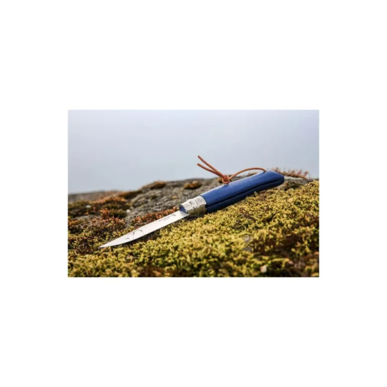 Couteau de Poche Bleu Foncé Baroudeur N°8 - Opinel