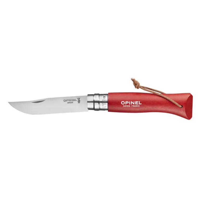 Couteau de Poche Rouge Baroudeur N°8 - Opinel