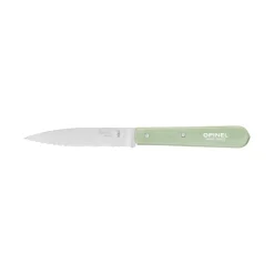 Couteau d'Office Cranté Inox et Bois 10 cm Sauge N°113 - Opinel