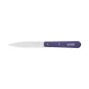 Couteau d'Office Cranté Inox et Bois 10 cm Violet N°113 - Opinel