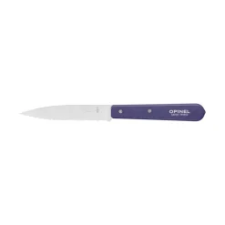 Couteau d'Office Cranté Inox et Bois 10 cm Violet N°113 - Opinel