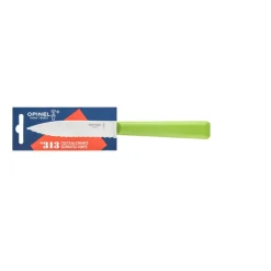 Couteau d'Office Cranté Vert Les Essentiels + N°313 - Opinel