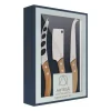 Couteau à fromage inox et bois x3 - Artesa