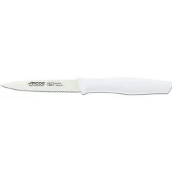 Couteau office cranté Nova 10cm blanc - Arcos