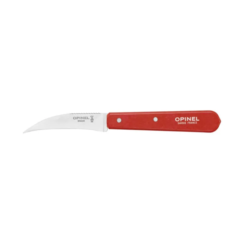 Couteau pour Légumes Inox et Bois Rouge N°114 - Opinel