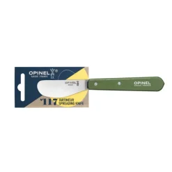 Couteau à Tartiner Inox et Bois Kaki N°117 - Opinel