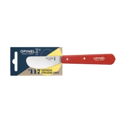 Couteau à Tartiner Inox et Bois Rouge N°117 - Opinel
