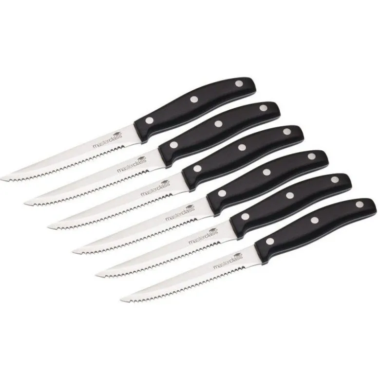 Couteaux à steak inox x6 - Master Class