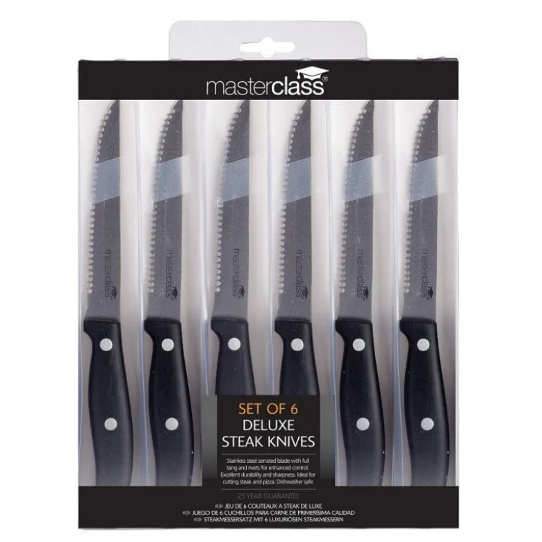 Couteaux à steak inox x6 - Master Class