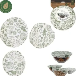 Couvercle en tissu reutilisable x3 - Cook Concept