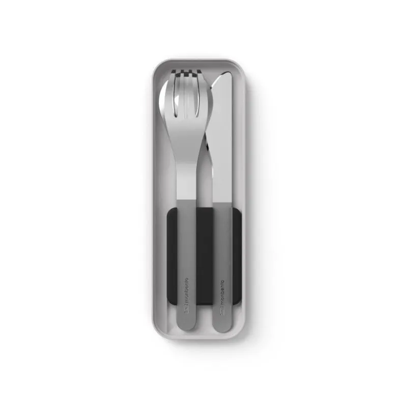 Couverts MB Slim Box Noir Onyx - Monbento