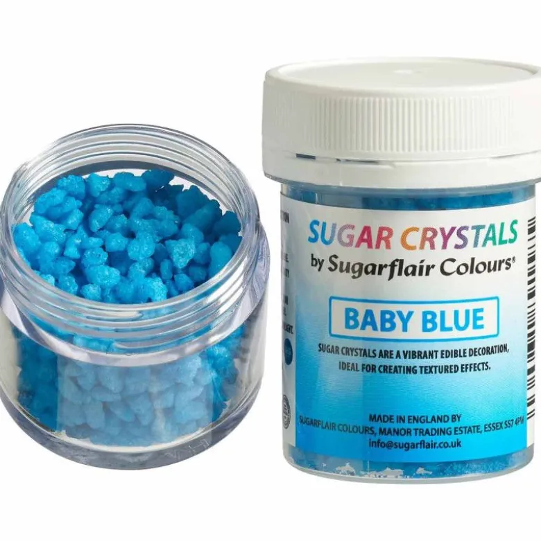 Cristaux de Sucre Bleu 40g - Sugarflair