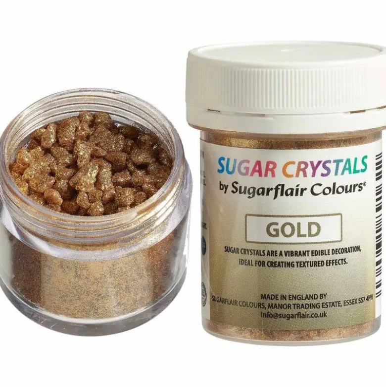 Cristaux de Sucre Or 40g - Sugarflair